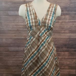 PATAGONIA Water Girl Plaid Dress size L